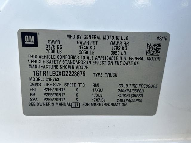 2016 GMC Sierra 1500 Base