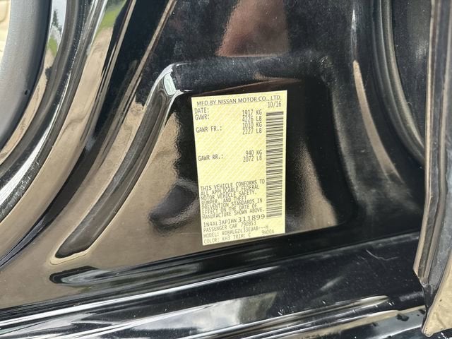 2017 Nissan Altima 2.5 S