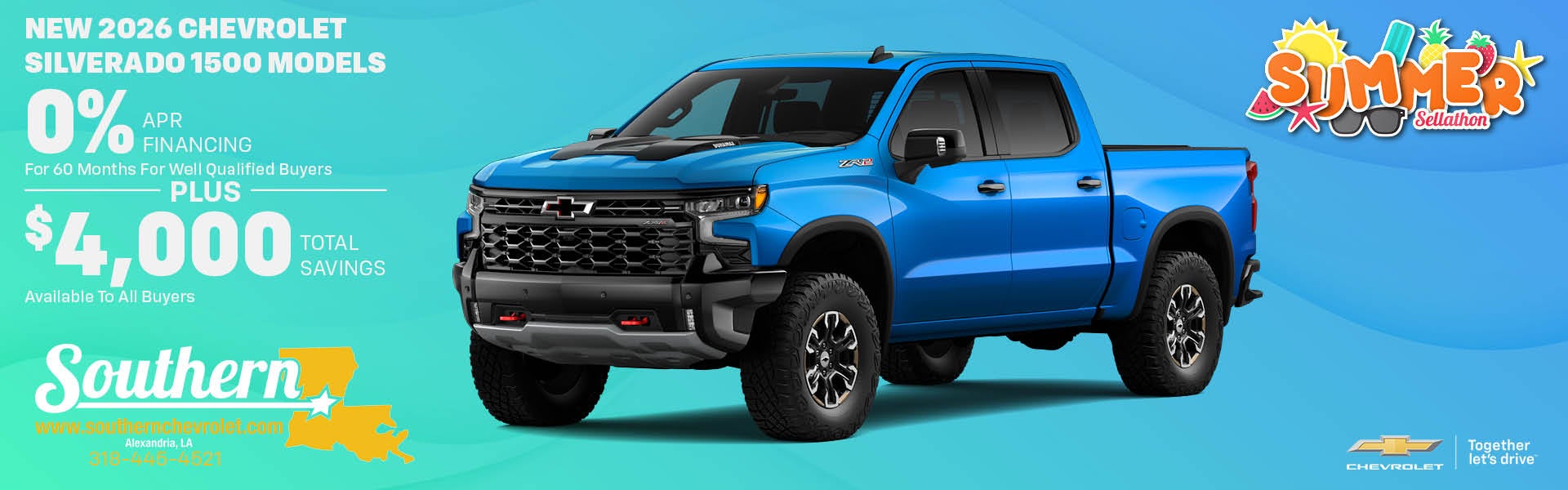 New 2026 Chevrolet Silverado 1500 Models