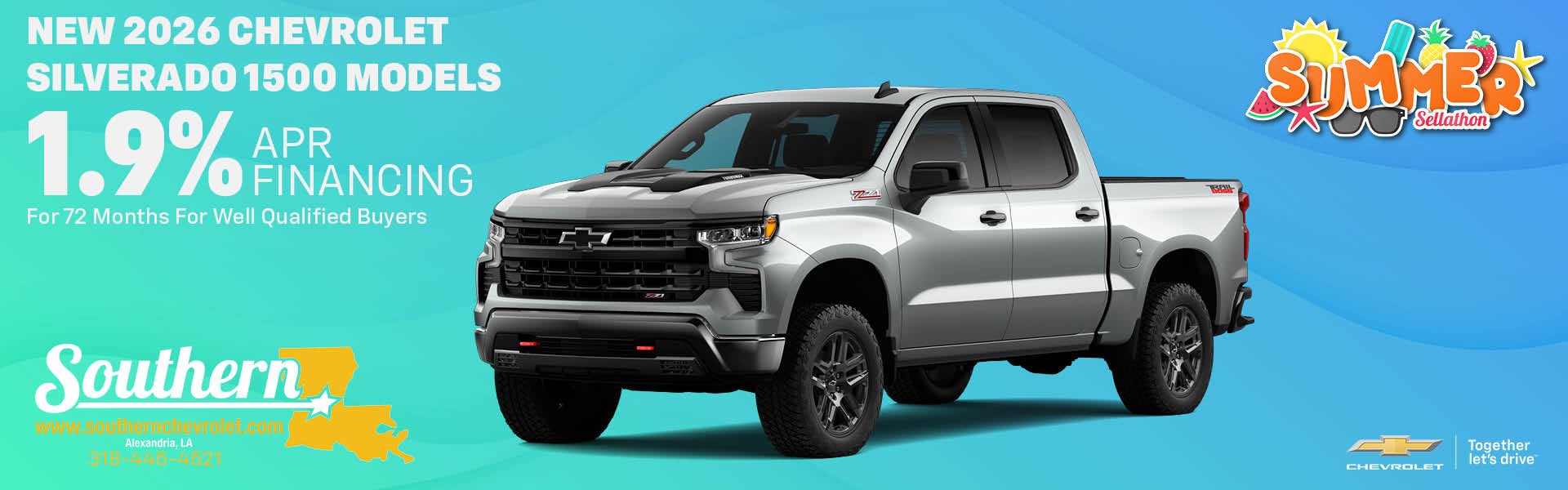 New 2026 Chevrolet Silverado 1500 Models