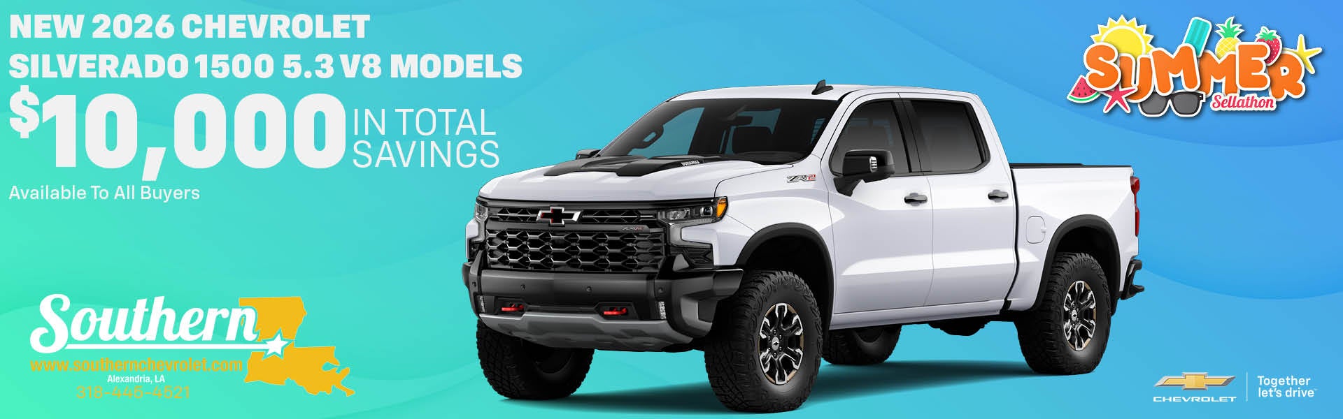 New 2026 Chevrolet Silverado 1500 5.3 V8 Models