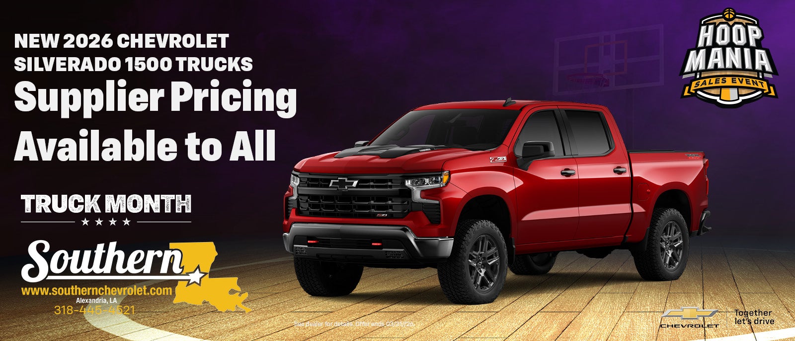 2026 Chevrolet Silverado 1500 Model Offer*