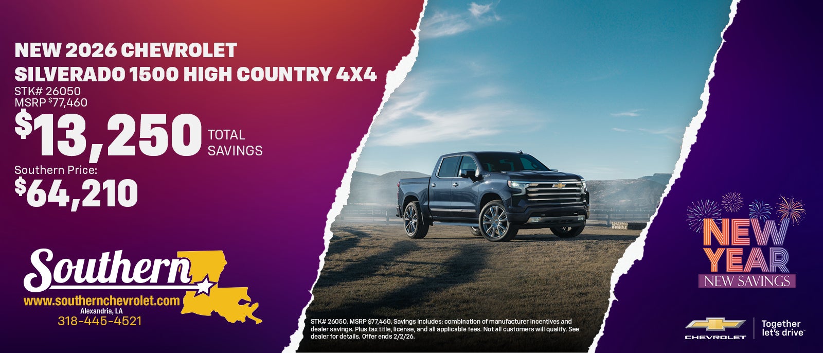 2026 Chevrolet Silverado 1500 Offer